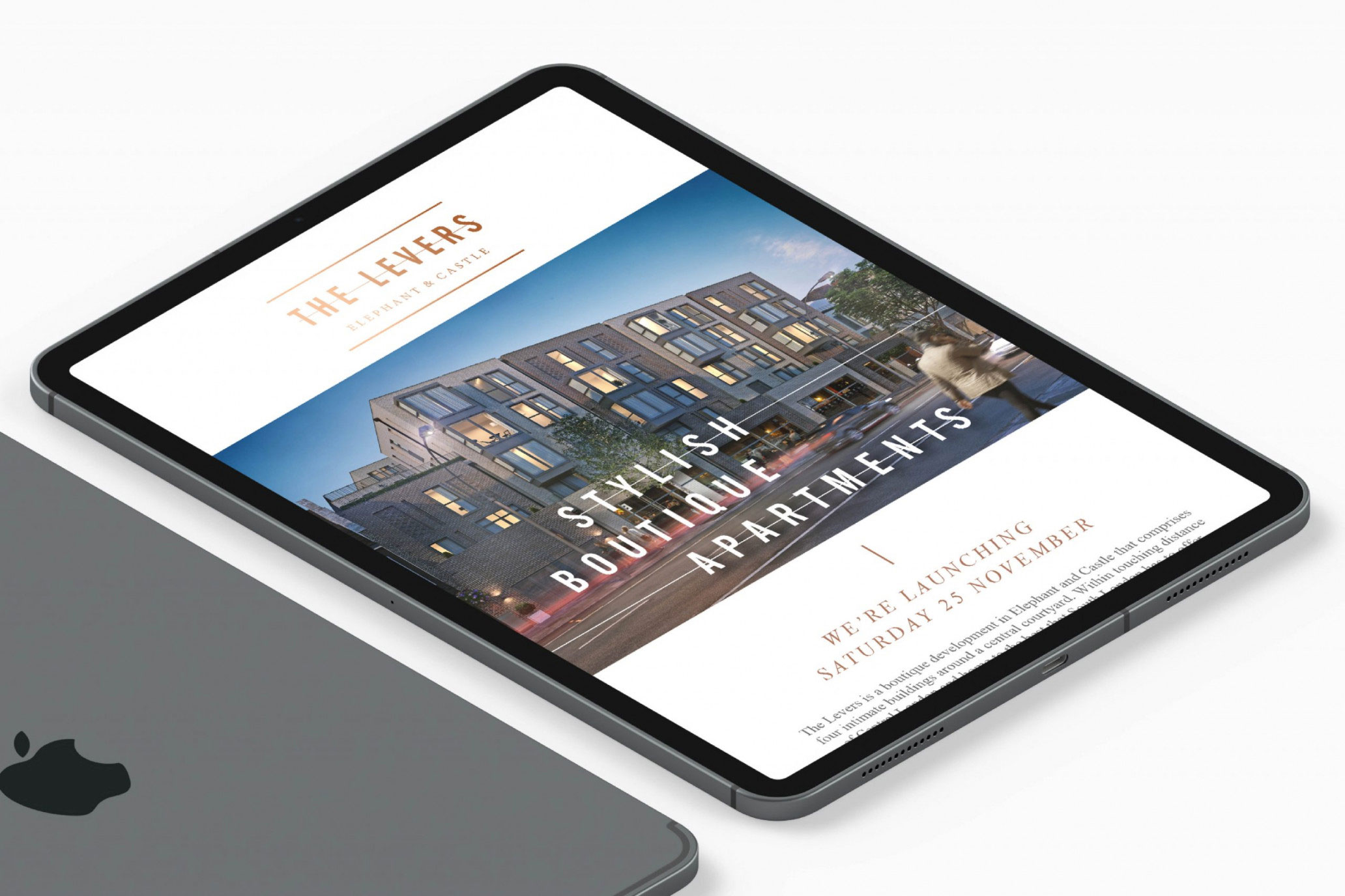 The Levers email invitation
